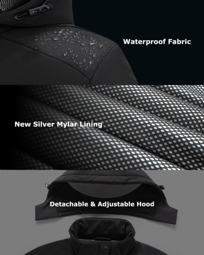 Chaqueta Calefactable Impermeable Venustas para Mujer