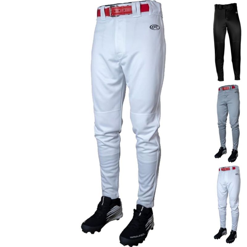 Pantalones de béisbol Rawlings talla S blanco corte entallado