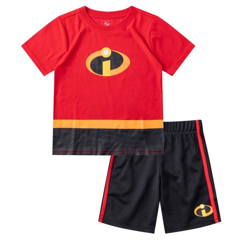 Conjunto de Camiseta y Pantalones Cortos Disney Los Increíbles para Niños Tallas 2T-8