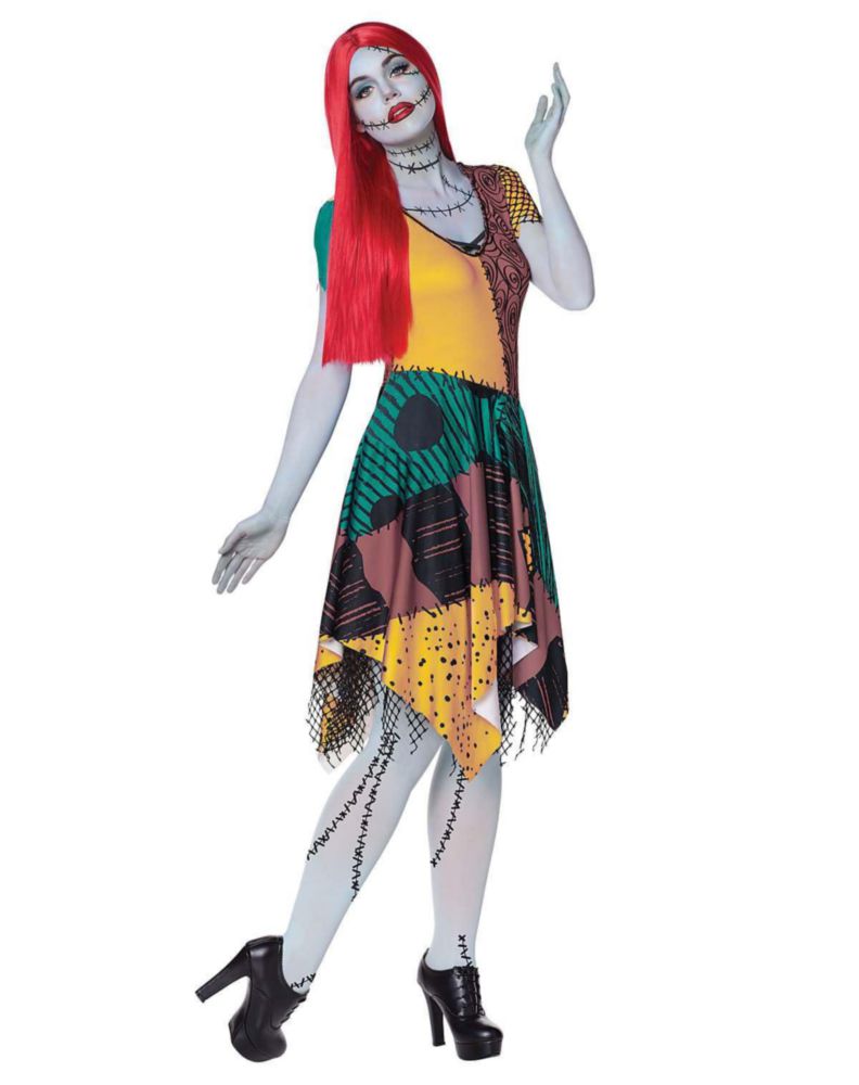 Disfraz de Sally adulto talla grande multicolor – Spirit Halloween