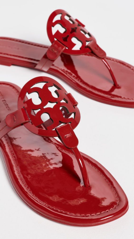 Sandalia Tory Burch Miller Rojo Tucán talla 11 EE. UU.