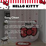 Alfombra de baño Franco Hello Kitty 66 cm × 58 cm de peluche antideslizante