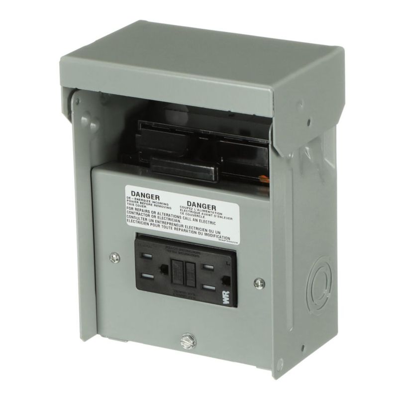 Interruptor de desconexión ABB 60 A GFCI sin fusible y resistente a la intemperie