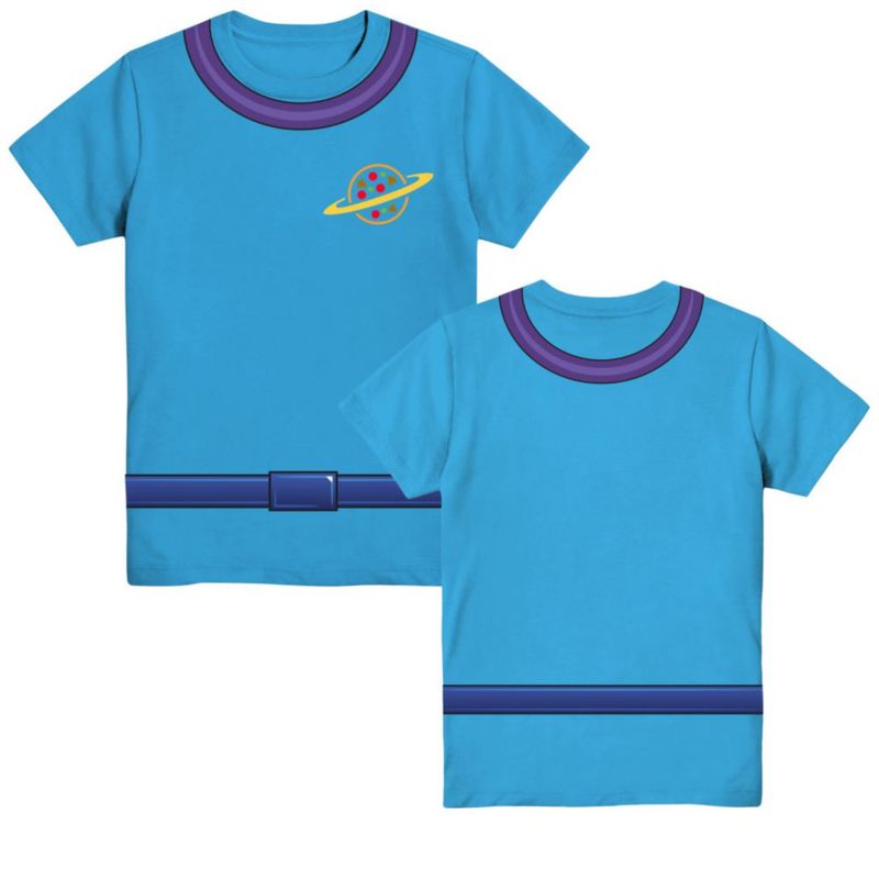 Camiseta Disney Juvenil XSM Turquesa Toy Story Alien