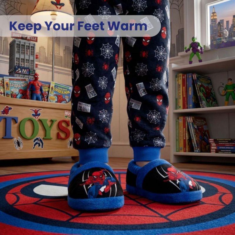 Zapatilla Marvel para Niños 28-30 cm Negra y Azul Spidey