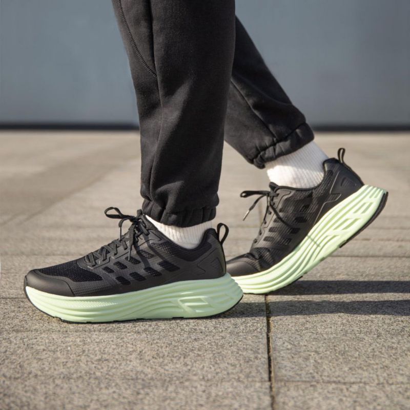 Zapatillas NORTIV 8 27 cm Negro/Verde para Hombre