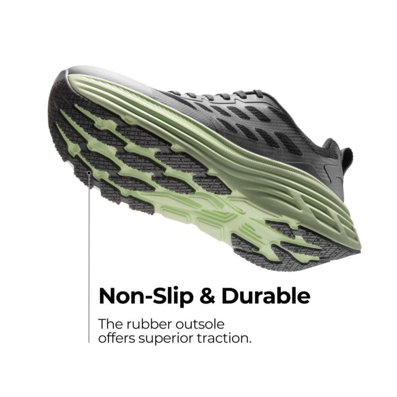Zapatillas NORTIV 8 27 cm Negro/Verde para Hombre