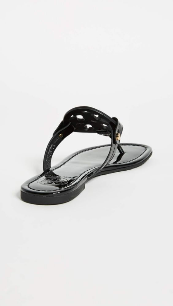 Sandalia Tory Burch Miller talla 6 US negro patentado