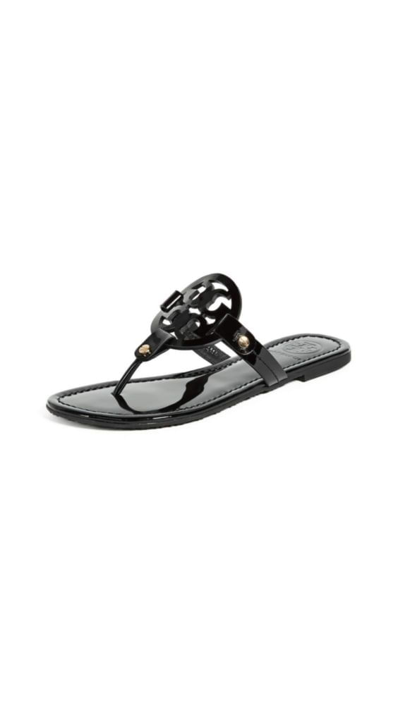 Sandalia Tory Burch Miller talla 6 US negro patentado