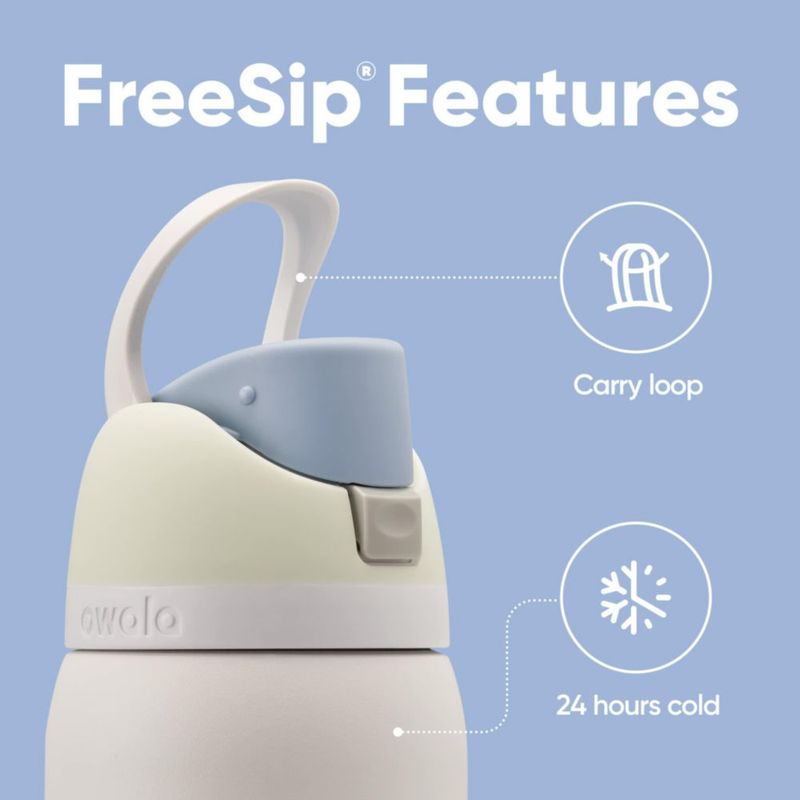 Botella de agua Owala FreeSip de acero inoxidable con aislamiento 950 ml