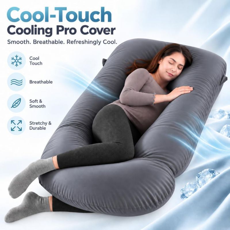 Almohada de Embarazo ALLOPERA Full Body Cooling Pro