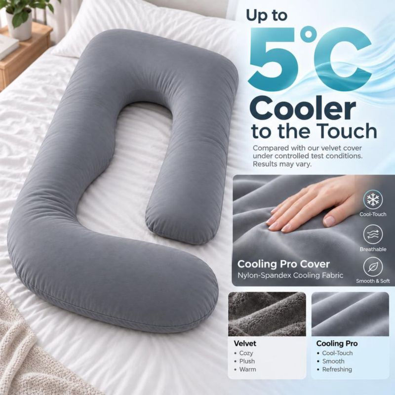 Almohada de Embarazo ALLOPERA Full Body Cooling Pro