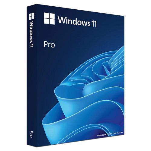 Microsoft Windows 11 Pro (64 Bits) en Español, DVD OEM.