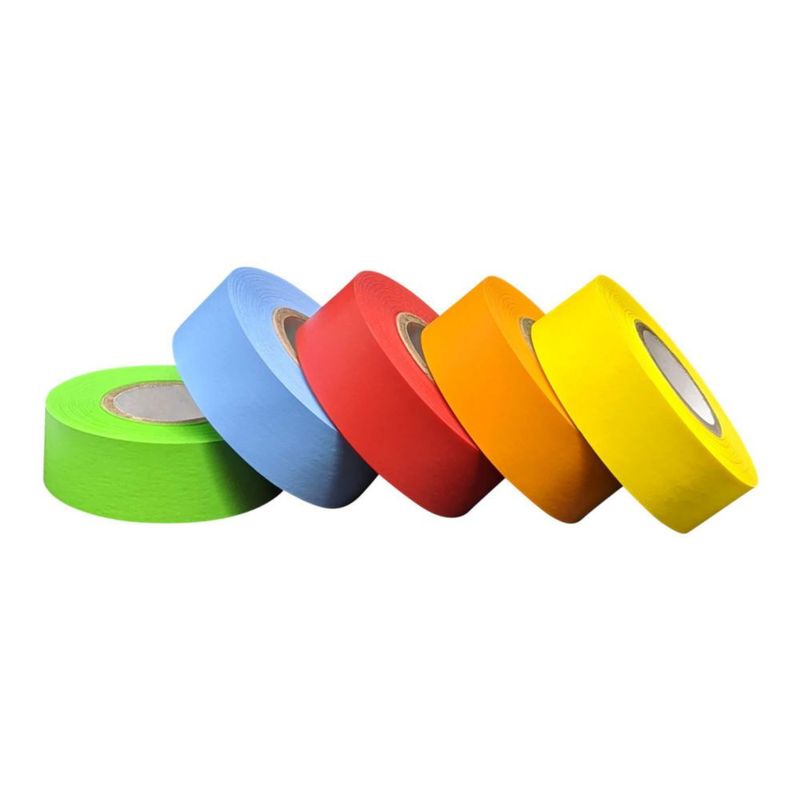 Paquete variado de cintas etiquetadoras de laboratorio Bartovation 5 rollos surtidos