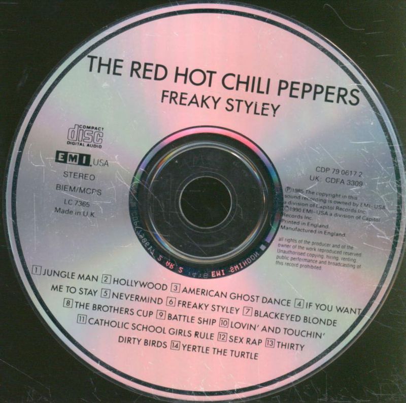 CD Capitol Red Hot Chili Peppers – Freaky Styley
