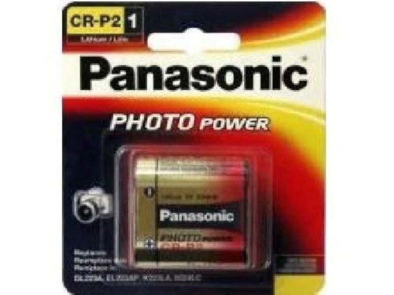 Paquete de 4 Pilas Panasonic CR-P2 6V de Litio