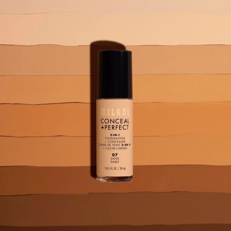 Base Milani Conceal + Perfect 2 en 1 Sand Beige 30 ml