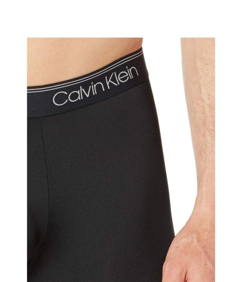 Calzoncillos tipo bóxer Calvin Klein microelásticos para hombre paquete de 3 color negro XL