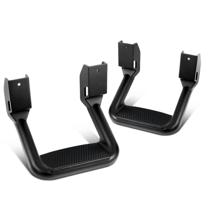 Escalones laterales tipo aro DNA MOTORING universales 28 x 15 x 30 cm negros