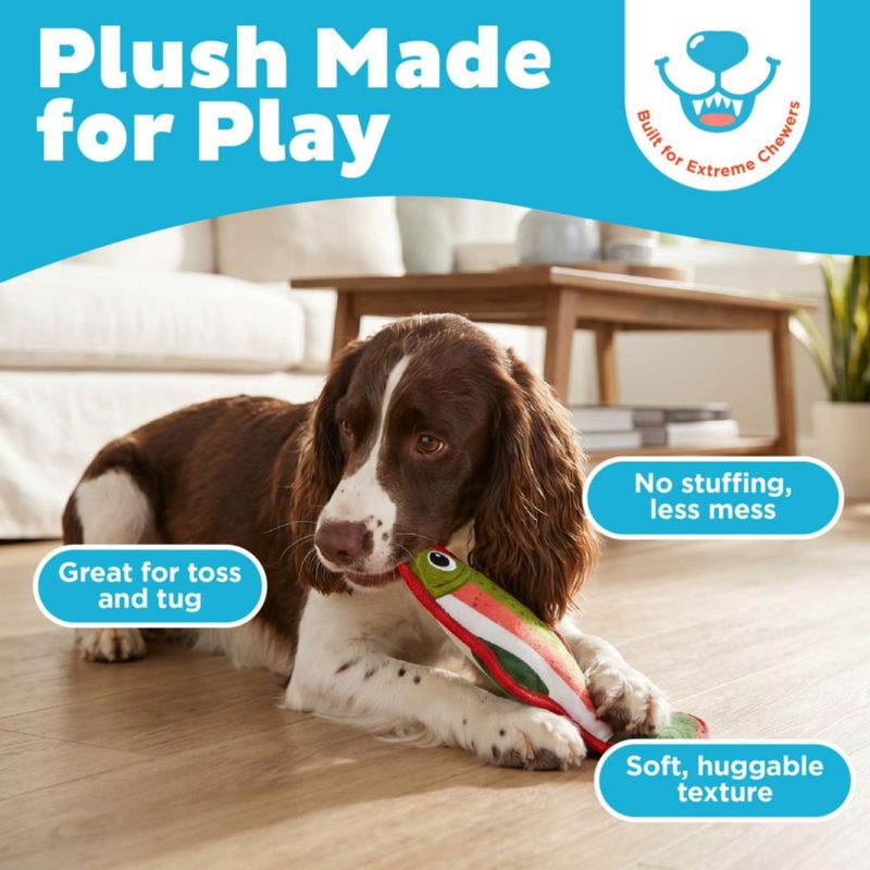 Juguete para perros Outward Hound 24 cm Trucha con sonajero