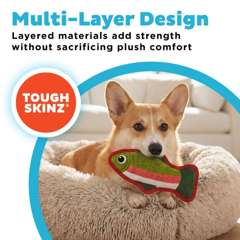 Juguete para perros Outward Hound 24 cm Trucha con sonajero
