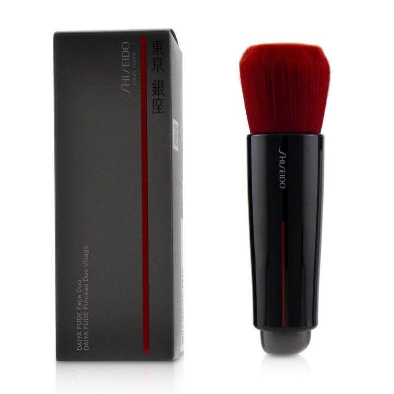 Brocha para mezclar maquillaje Shiseido DAIYA FUDE Face Duo