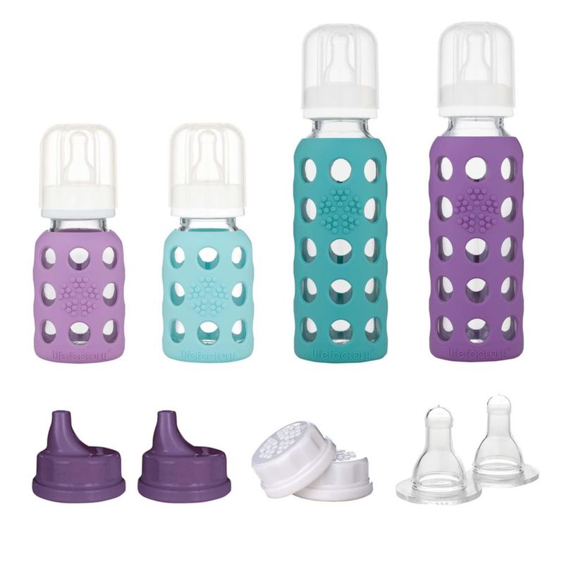 Set de 6 biberones Lifefactory