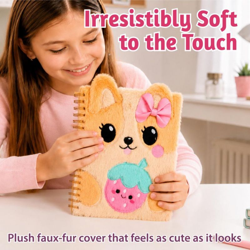 Cuaderno de espiral VOTUM Kawaii Puppy 8.5x11 100 hojas