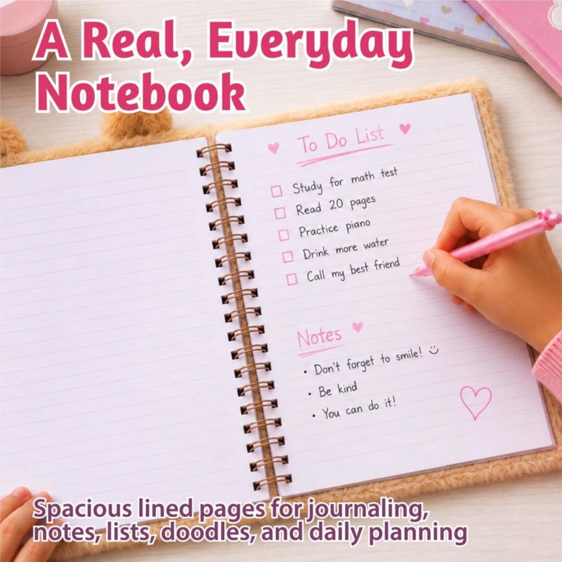 Cuaderno de espiral VOTUM Kawaii Puppy 8.5x11 100 hojas