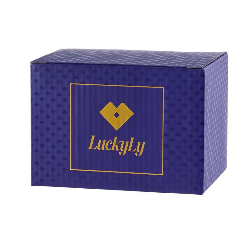 Taza luckyly 500ml térmica iniciales letras a - z marla blanca