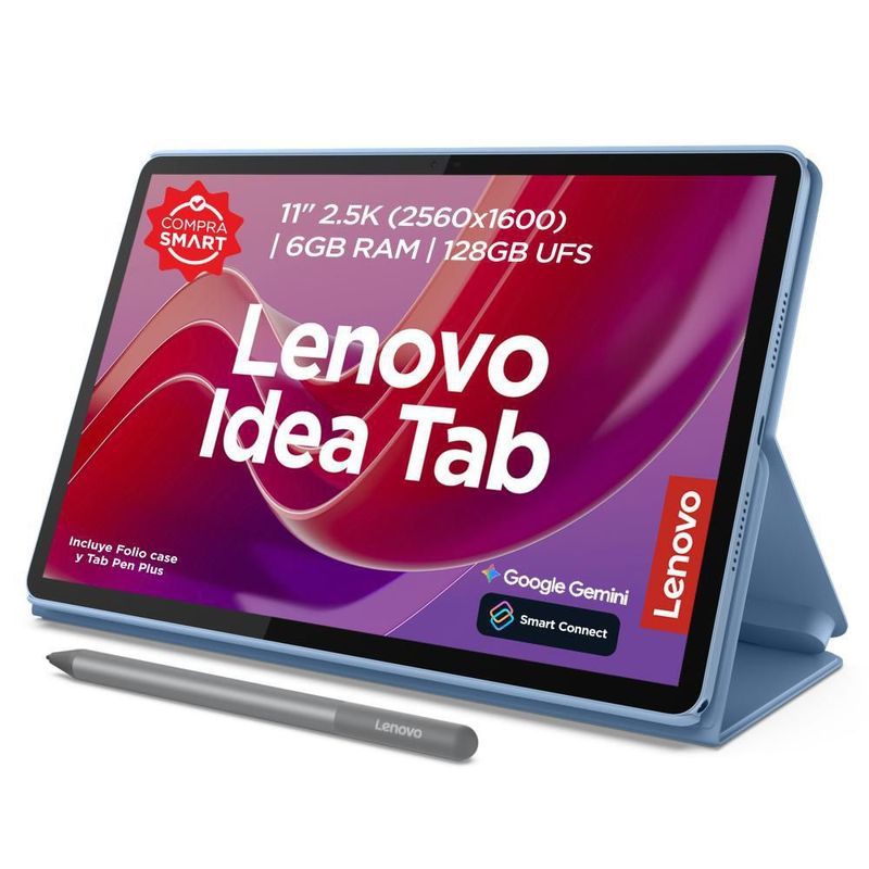 Lenovo Ideatab 128GB 11 Pulgadas con Funda y Pen