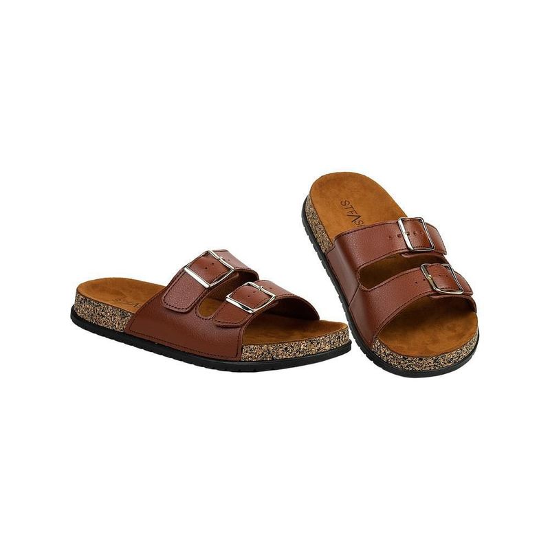 Sandalia mujer casual piso café stfashion 04903603