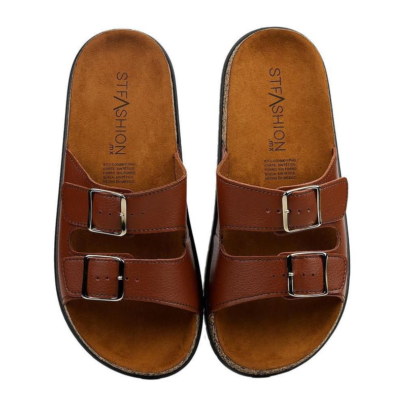 Sandalia mujer casual piso café stfashion 04903603