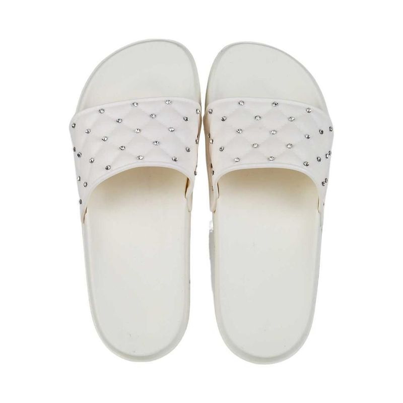 Sandalia mujer playa piso beige stfashion 09704005