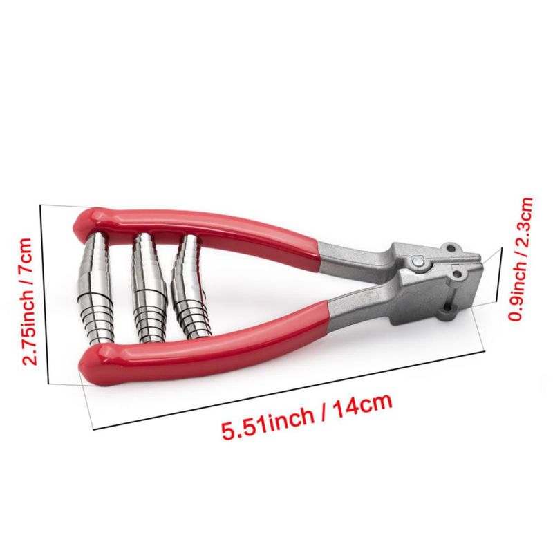 Abrazadera para raqueta FTGear 14 cm 3 resortes de aleación de zinc