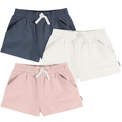 Pantalones cortos Gerber pack de 3 unidades 18 meses Rosa/Blanco/Marino