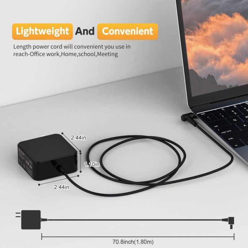 Cargador ROLADA 65W para Lenovo IdeaPad 20V 3.25A