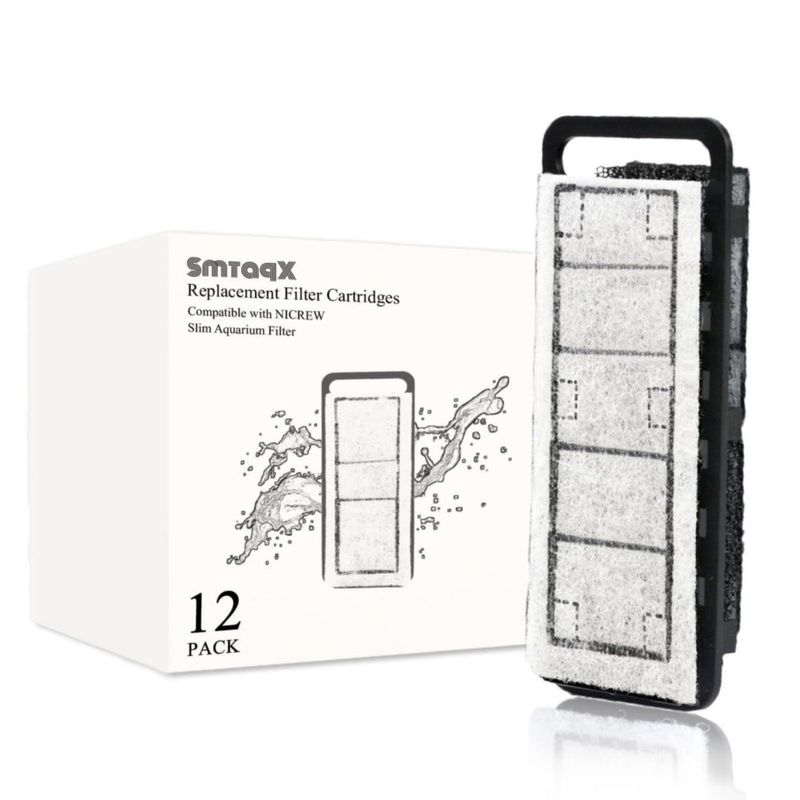 Paquete de 12 cartuchos de filtro SmtaqX para NICREW Slim Filter