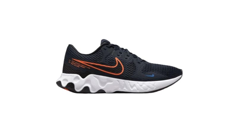 Tenis nike naranja online con negro