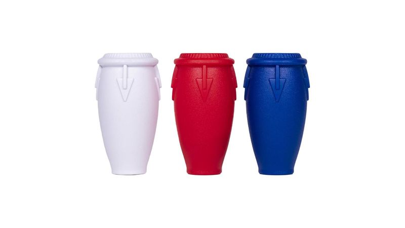 LP LP016 Shaker Set Red/White/Blue - Multi-Volume Percussion Instruments For Studio & Live