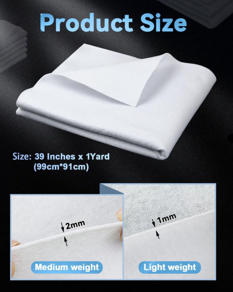 Entretela fusible de forro polar PLANTIONAL 102 cm x 91 cm