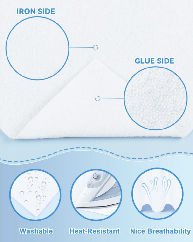 Entretela fusible de forro polar PLANTIONAL 102 cm x 91 cm