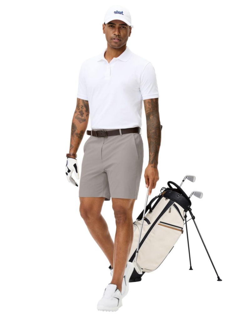 Pantalones cortos de golf JEMLDL gris 18 cm XL – 6 bolsillos