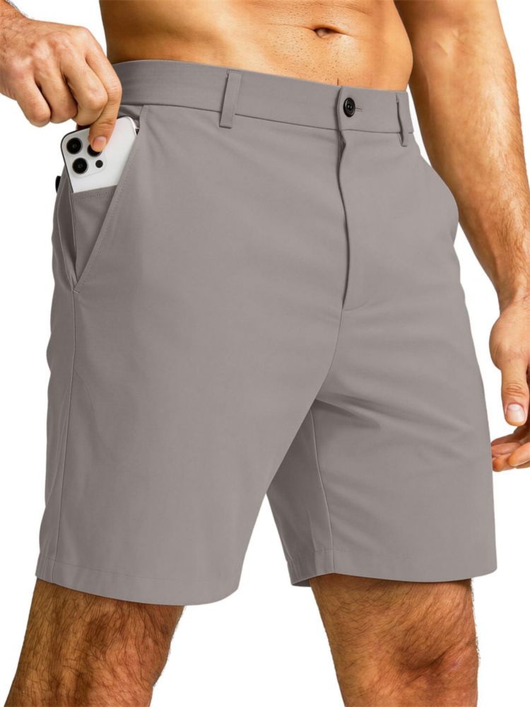 Pantalones cortos de golf JEMLDL gris 18 cm XL – 6 bolsillos