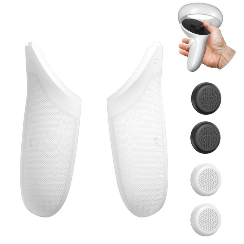 Cubiertas de batería TanReginal para Oculus Quest 2 + Capuchones