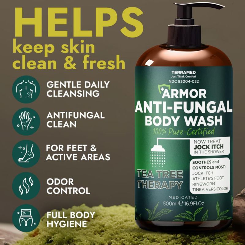 Gel de Baño Terramed Just Think Comfort 500 ml Árbol del Té
