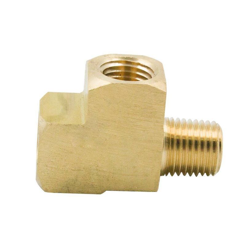 Conexión en T de latón 1/8" NPT Legines (2 unidades)