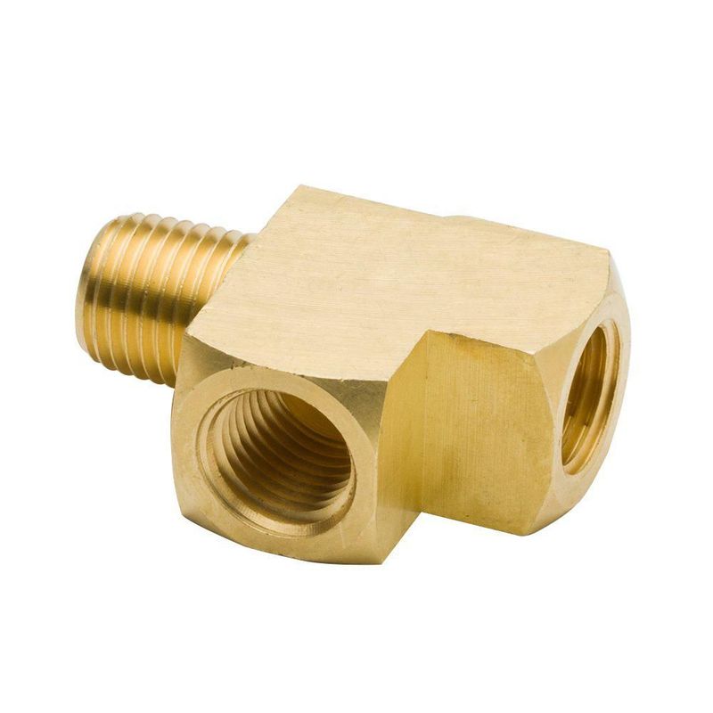 Conexión en T de latón 1/8" NPT Legines (2 unidades)
