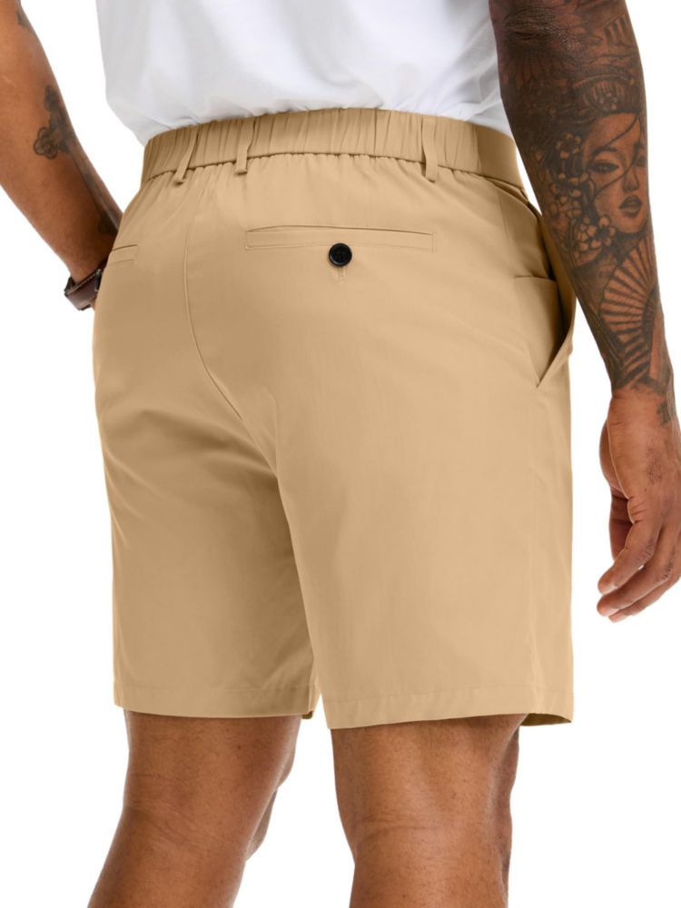 Pantalones Cortos de Golf JEMLDL 18 cm Caqui XXL