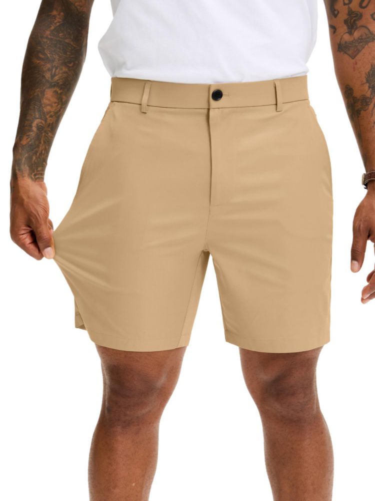 Pantalones Cortos de Golf JEMLDL 18 cm Caqui XXL